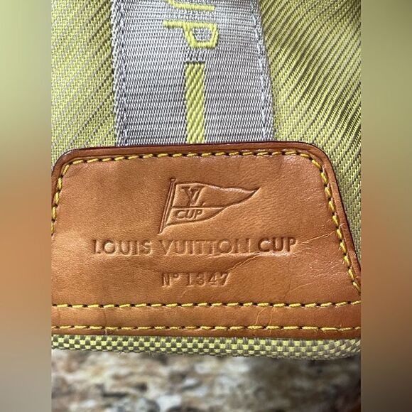 RARE Louis Vuitton 2002 Damier Geant LV Cup Volunteer Bag - Picture 13 of 13